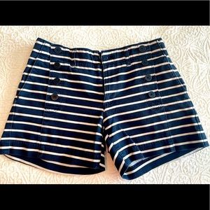 Tommy Hilfiger SHORT blue and white strips Sz 0